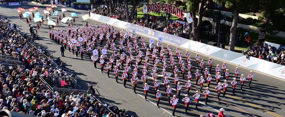 Foto en el Rose Parade 2020