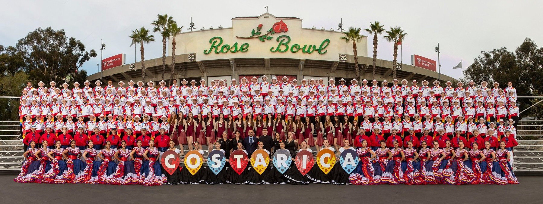 Foto oficial en el Rose Bowl 2020